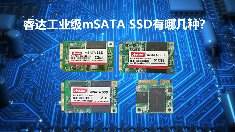 Agrade睿達工業級mSATA SSD有哪幾種？